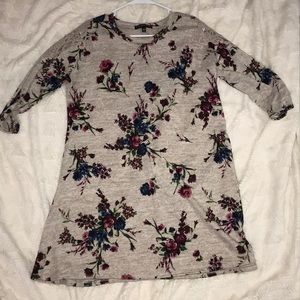 Floral Sweater Dress